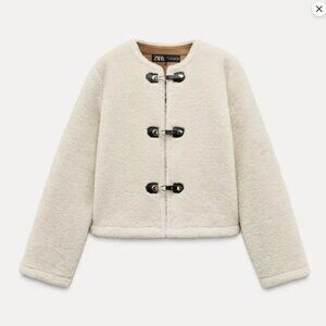 ZARA DOUBLE-FACED TOGGLE JACKET